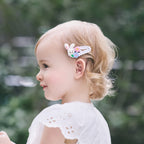 Chieco Saku Crochet Floral Bunny Hair Clip