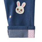 Elegant Stretch Usako & Flower Trousers