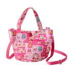 Retro Game Print 2-Way Tote Bag