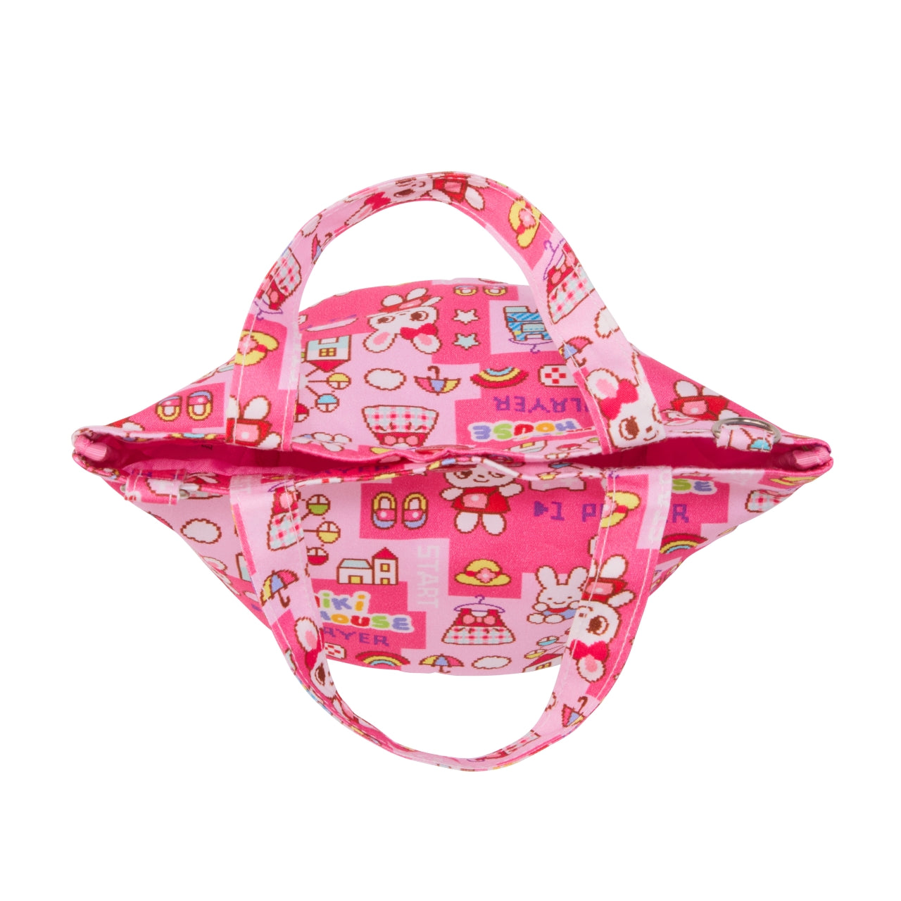 Retro Game Print 2-Way Tote Bag