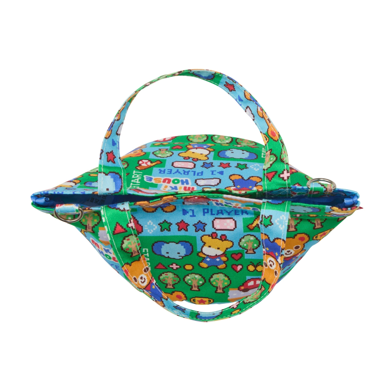 Retro Game Print 2-Way Tote Bag