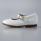 Premium Cowhide Strap Shoes (Timeless Elegance in Natural Leather)