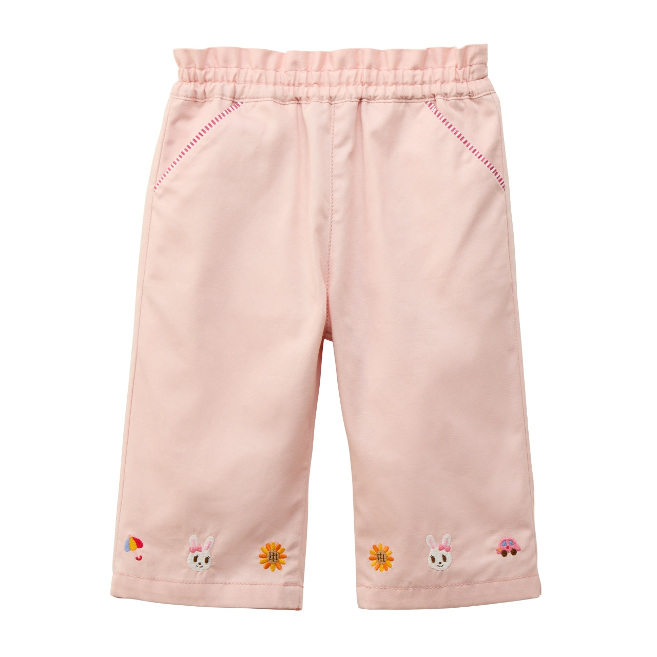 Usako Embroidered Ankle-Length Trousers