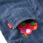 Classic MIKI HOUSE Bear Vehicle Overalls