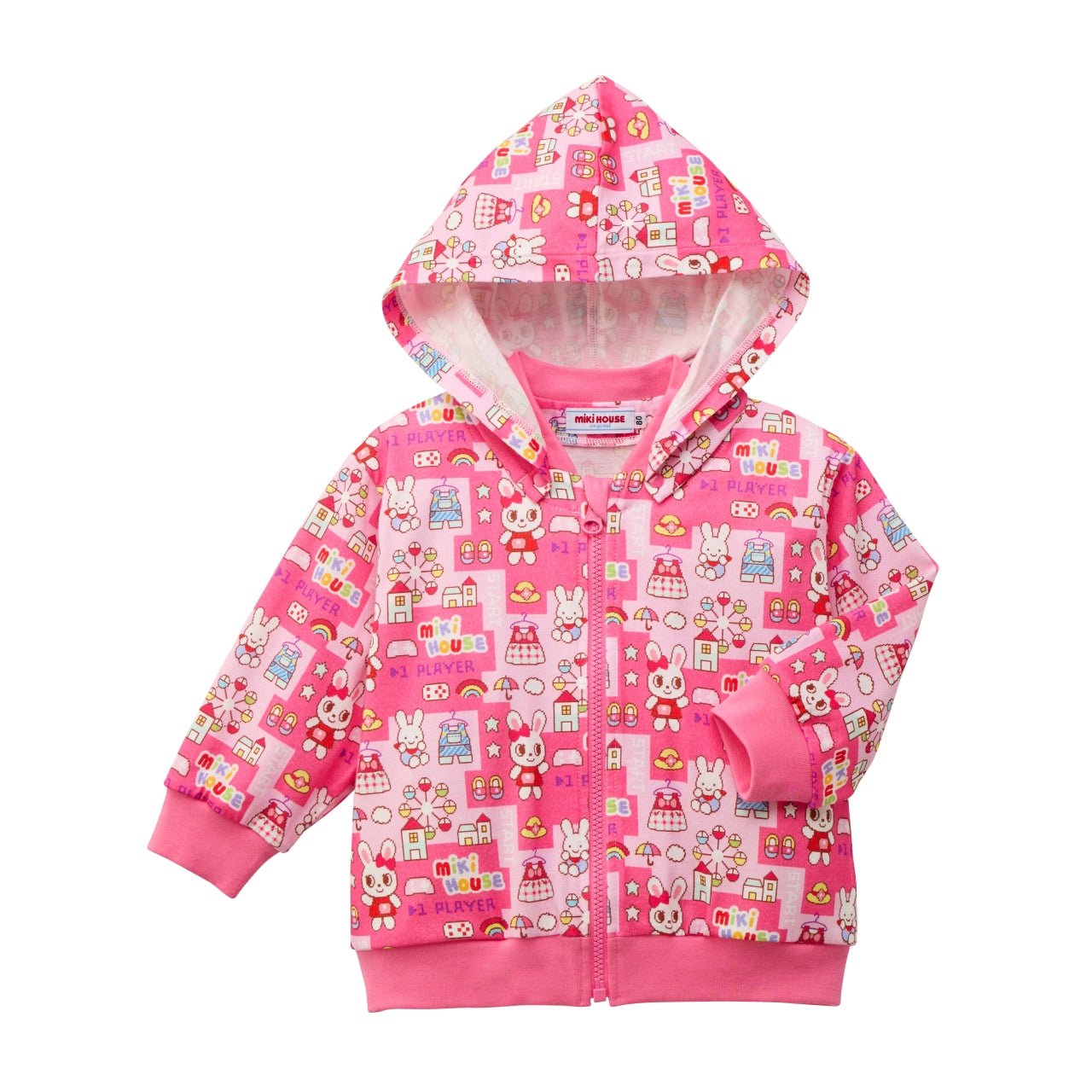 Retro Game Print Hoodie