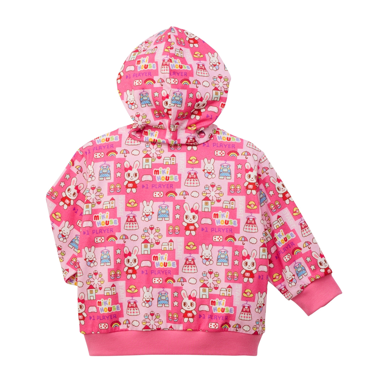 Retro Game Print Hoodie