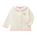 Marine Collection Sailor Collar Cotton Knit Cardigan