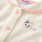 Marine Collection Sailor Collar Cotton Knit Cardigan