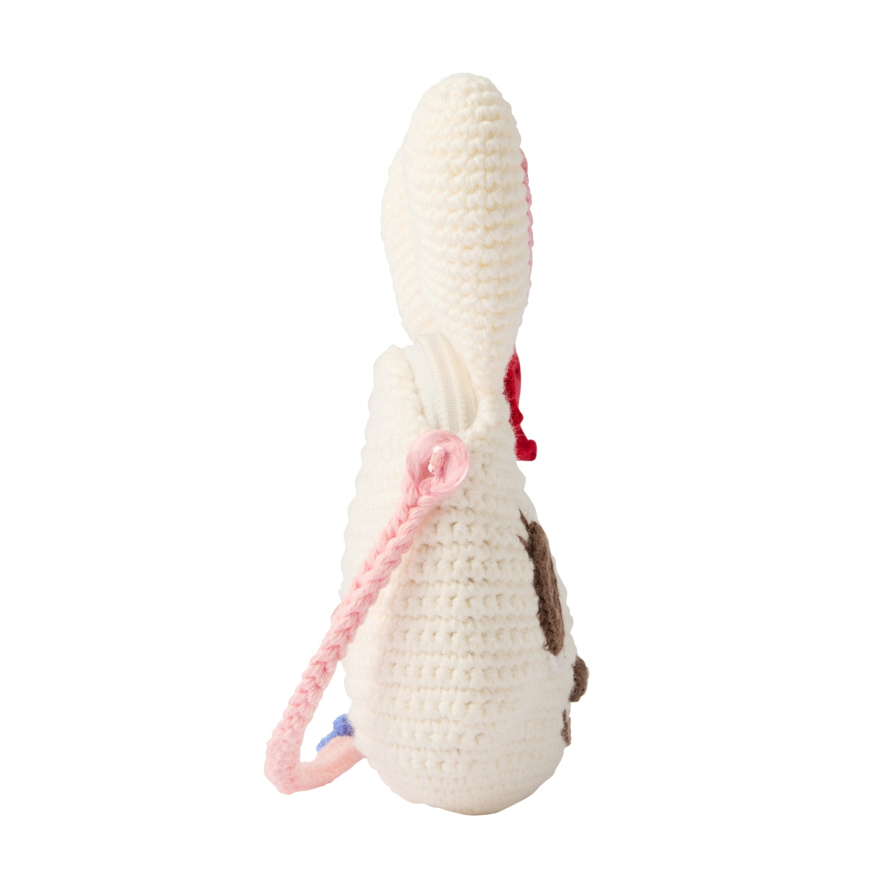 Artisanal Hand-Knitted Usako Bunny Shoulder Pouch
