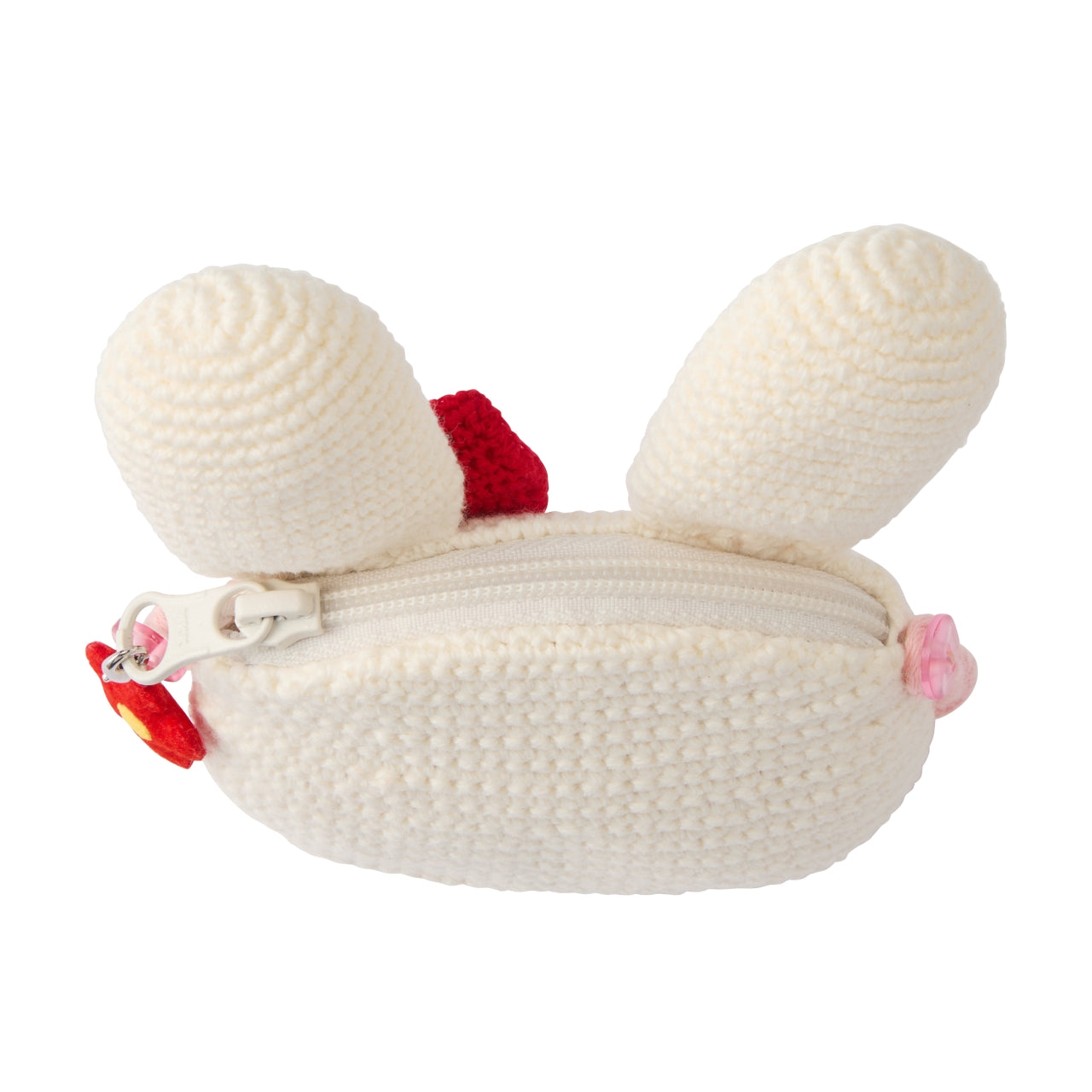 Artisanal Hand-Knitted Usako Bunny Shoulder Pouch
