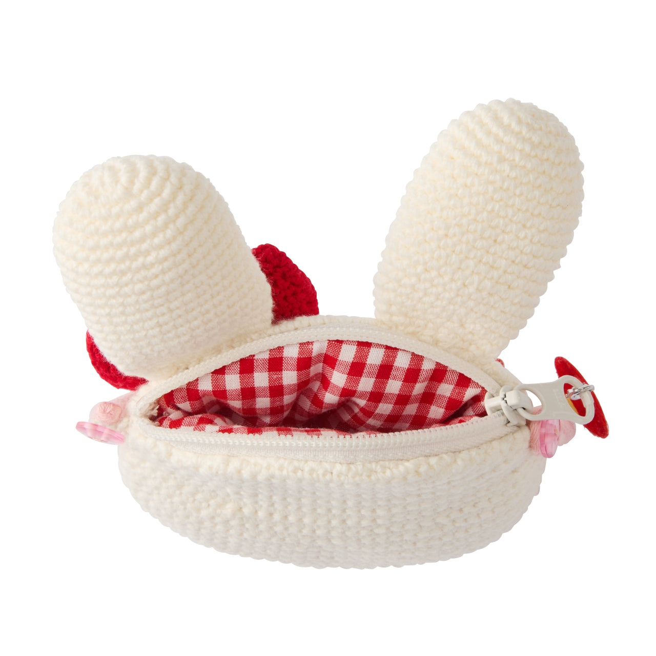 Artisanal Hand-Knitted Usako Bunny Shoulder Pouch