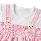 Usako Gingham Check Layered Shortall