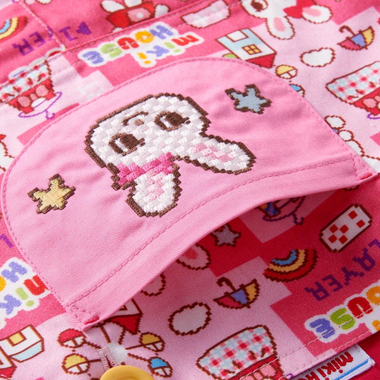 Retro Game Print Jumper Dress