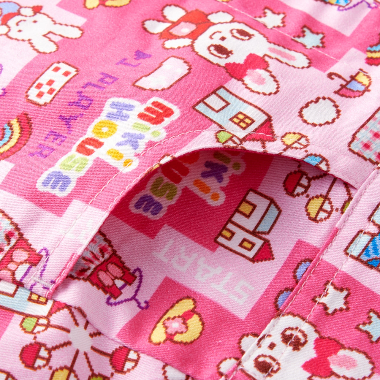 Retro Game Print Jumper Dress
