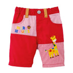 Sailor Bear Cotton Twill Capri Pants