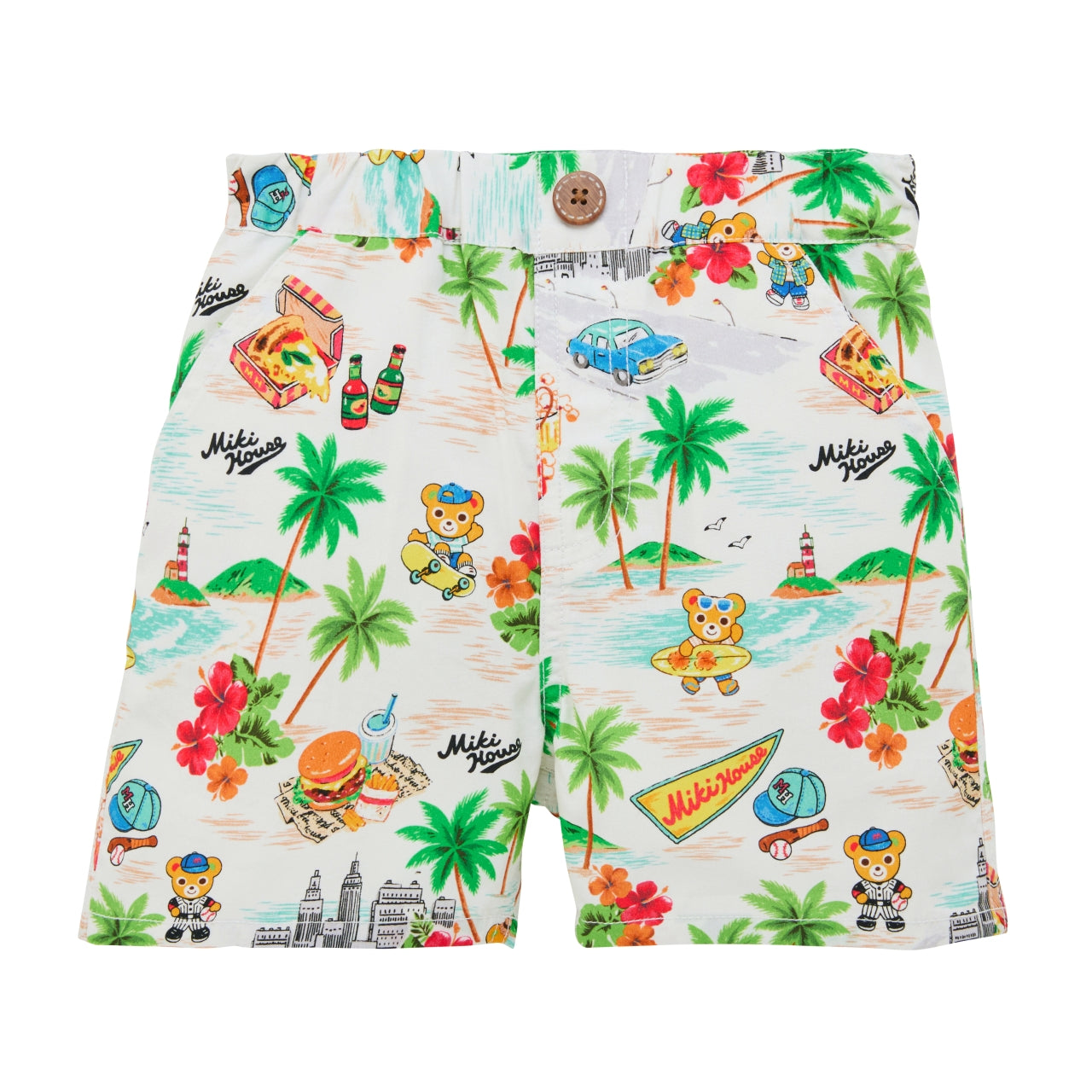 Tropical Pucchi & Palm Tree Resort Shorts