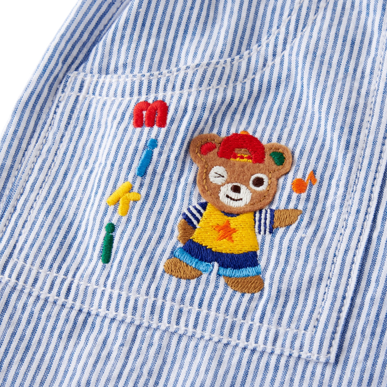 Classic Bear Collection Embroidered 6-Length Pants