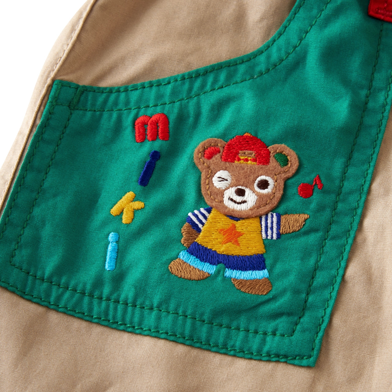 Classic Bear Collection Embroidered 6-Length Pants
