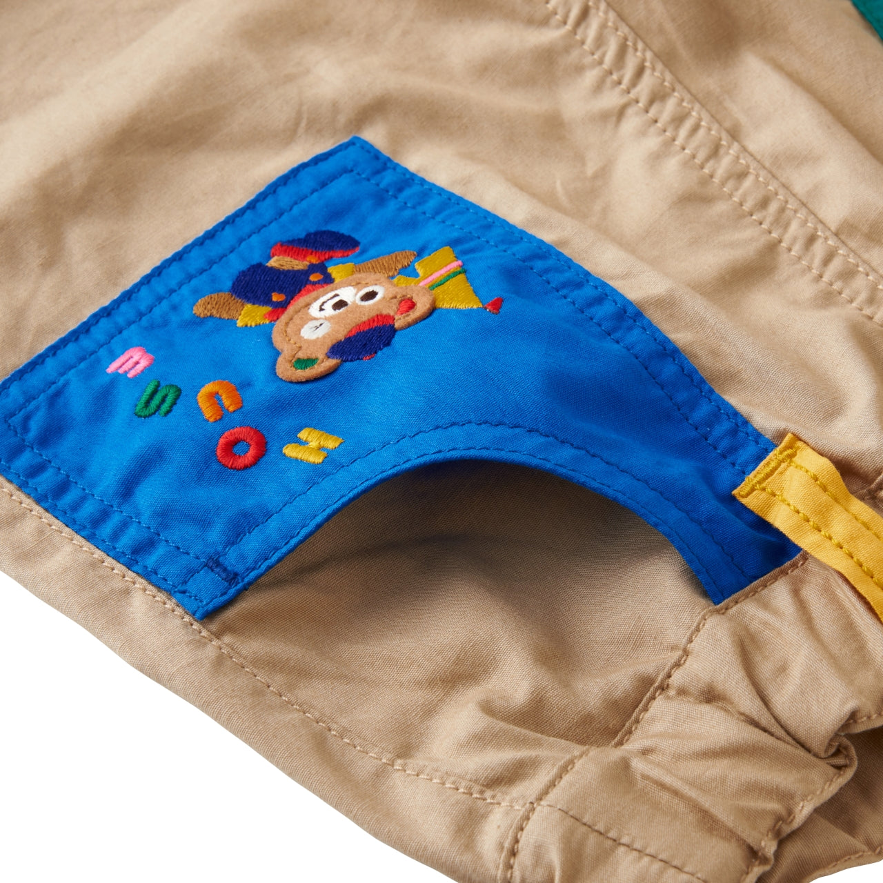 Classic Bear Collection Embroidered 6-Length Pants