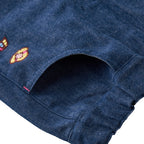 Retro Game Denim-Style Shorts