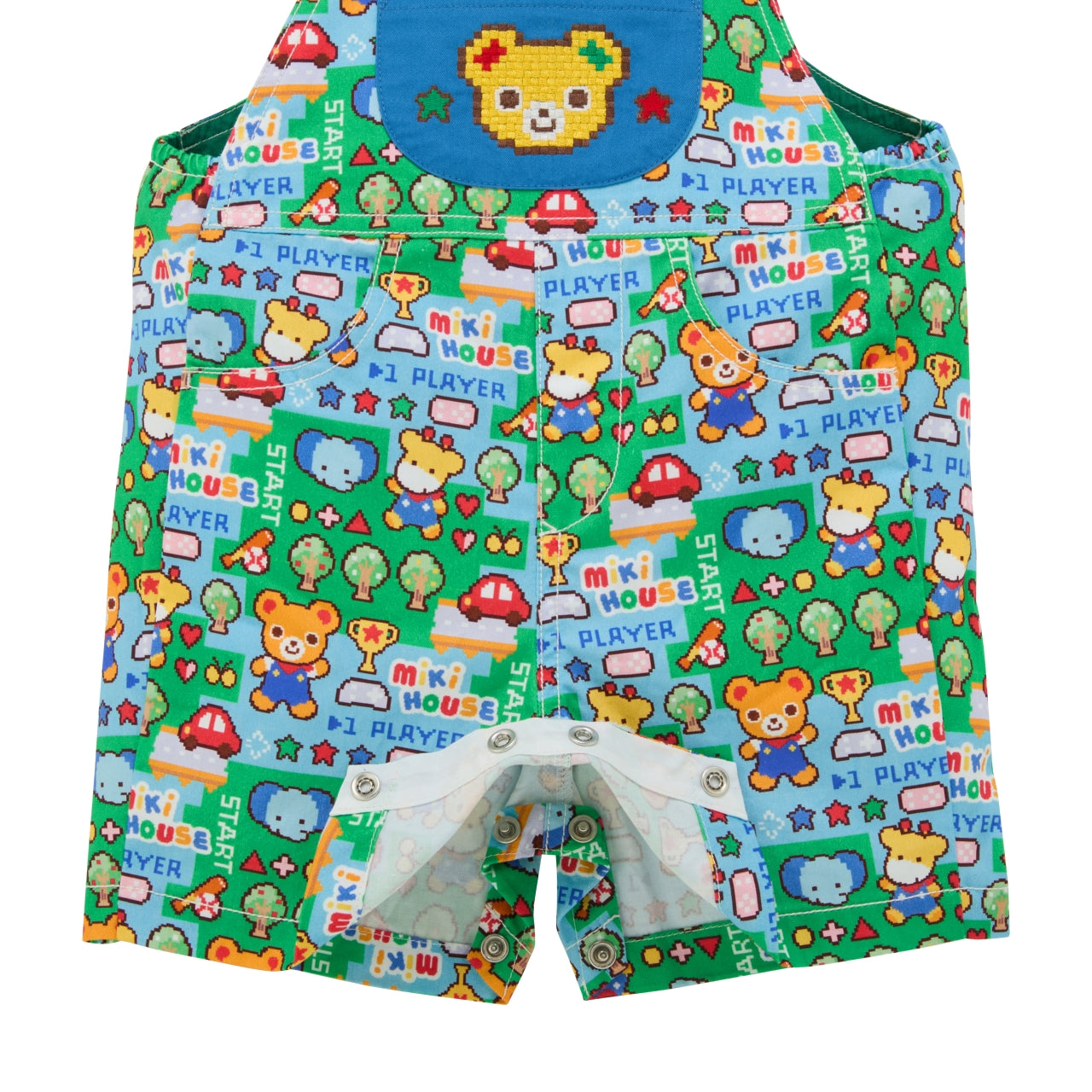 Retro Game Print Shortalls