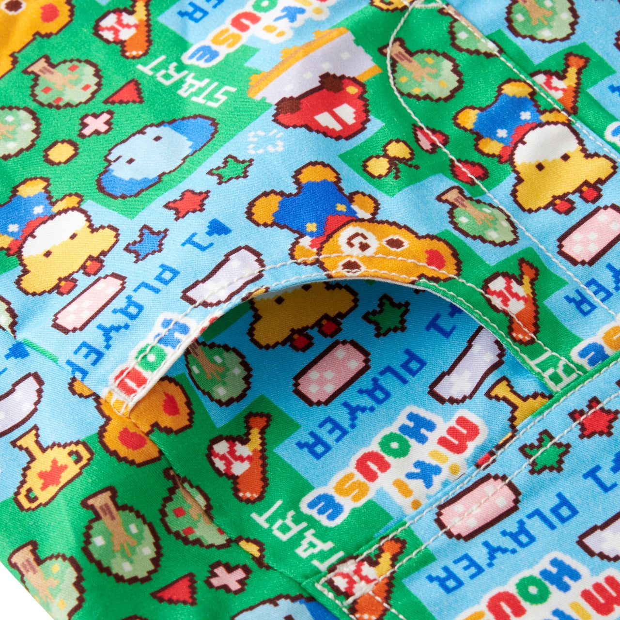 Retro Game Print Shortalls