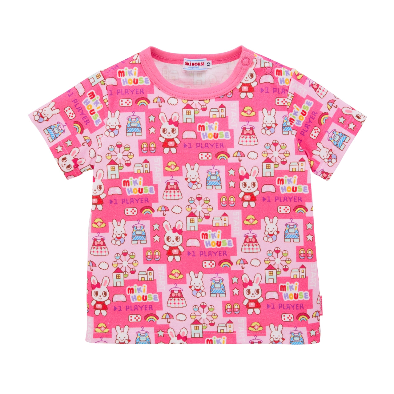 Retro Game Print Short-Sleeve Tee