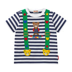 Pucci's Striped Suspender Tee