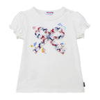 Marine Usako Bow Appliqué Tee
