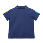 Retro Logo Short-Sleeved Blouse
