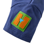 Retro Logo Short-Sleeved Blouse