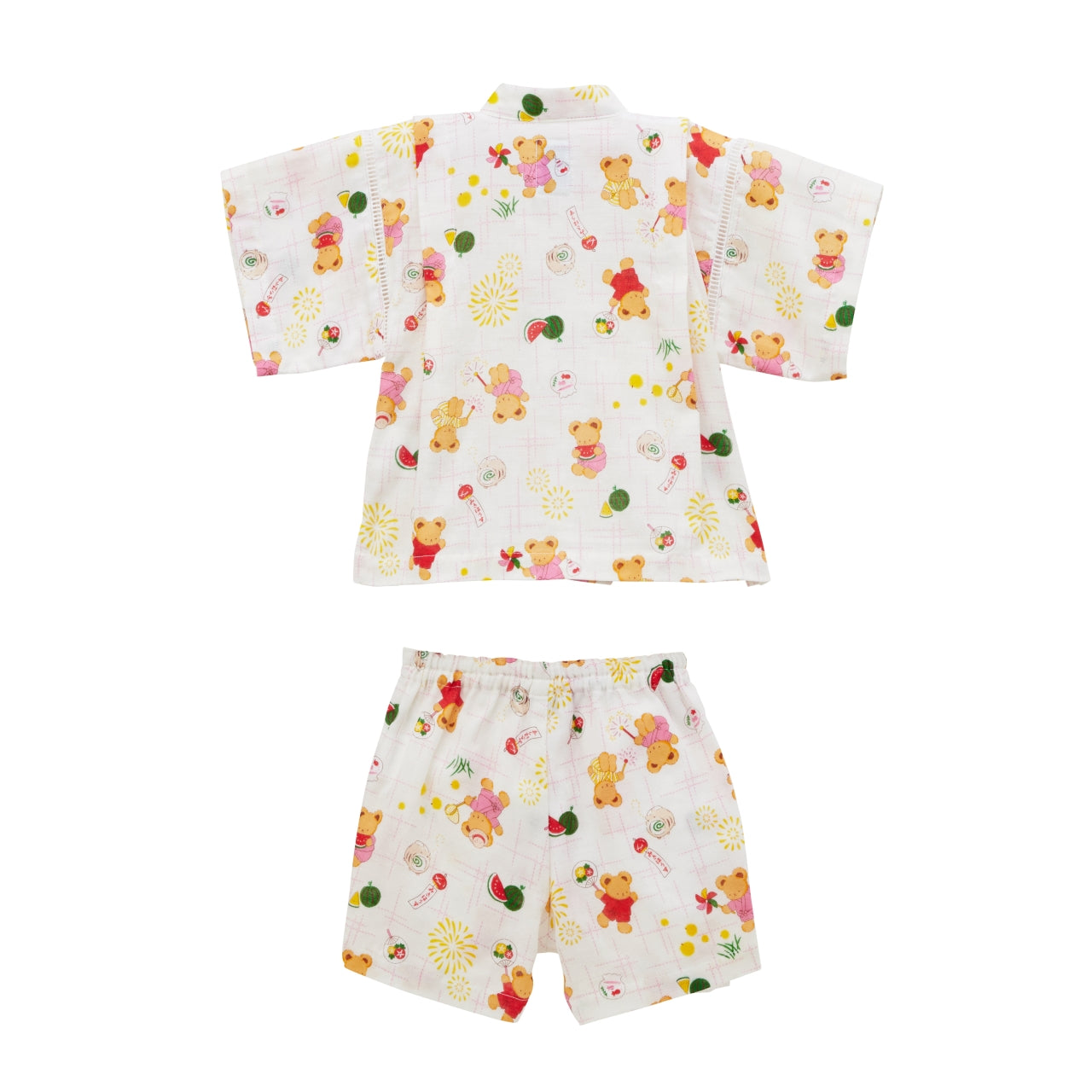 MIKI HOUSE Bear Two-Piece Kimono