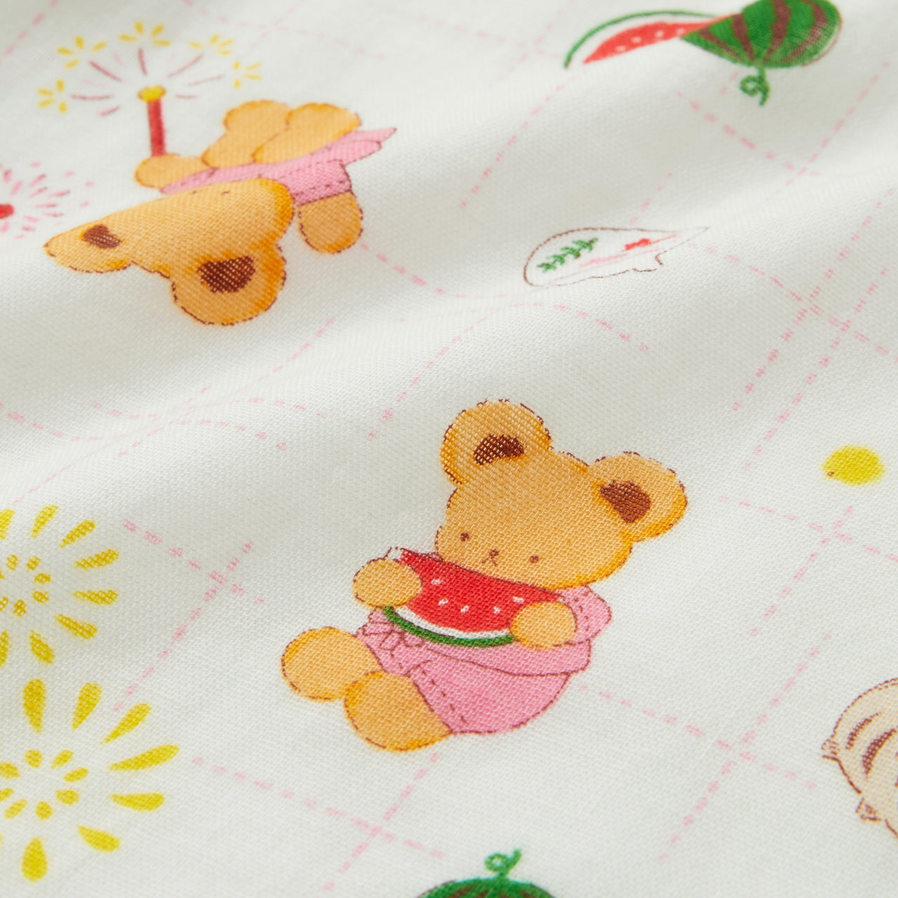 MIKI HOUSE Bear Two-Piece Kimono