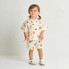 MIKI HOUSE Bear Two-Piece Kimono