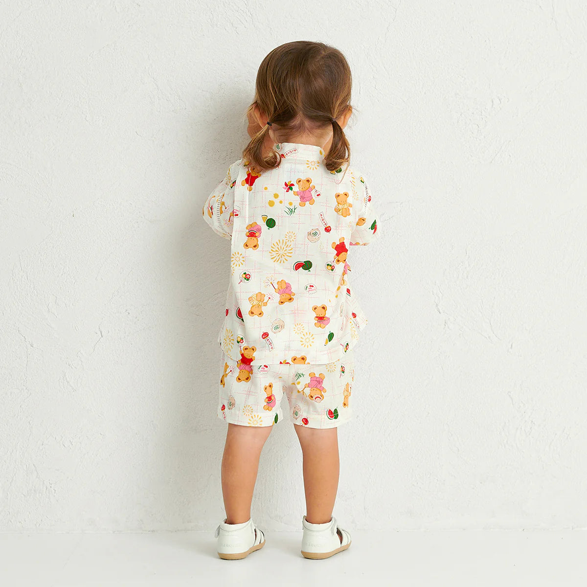 MIKI HOUSE Bear Two-Piece Kimono