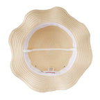 Elegant Straw-Style Ribbon Hat