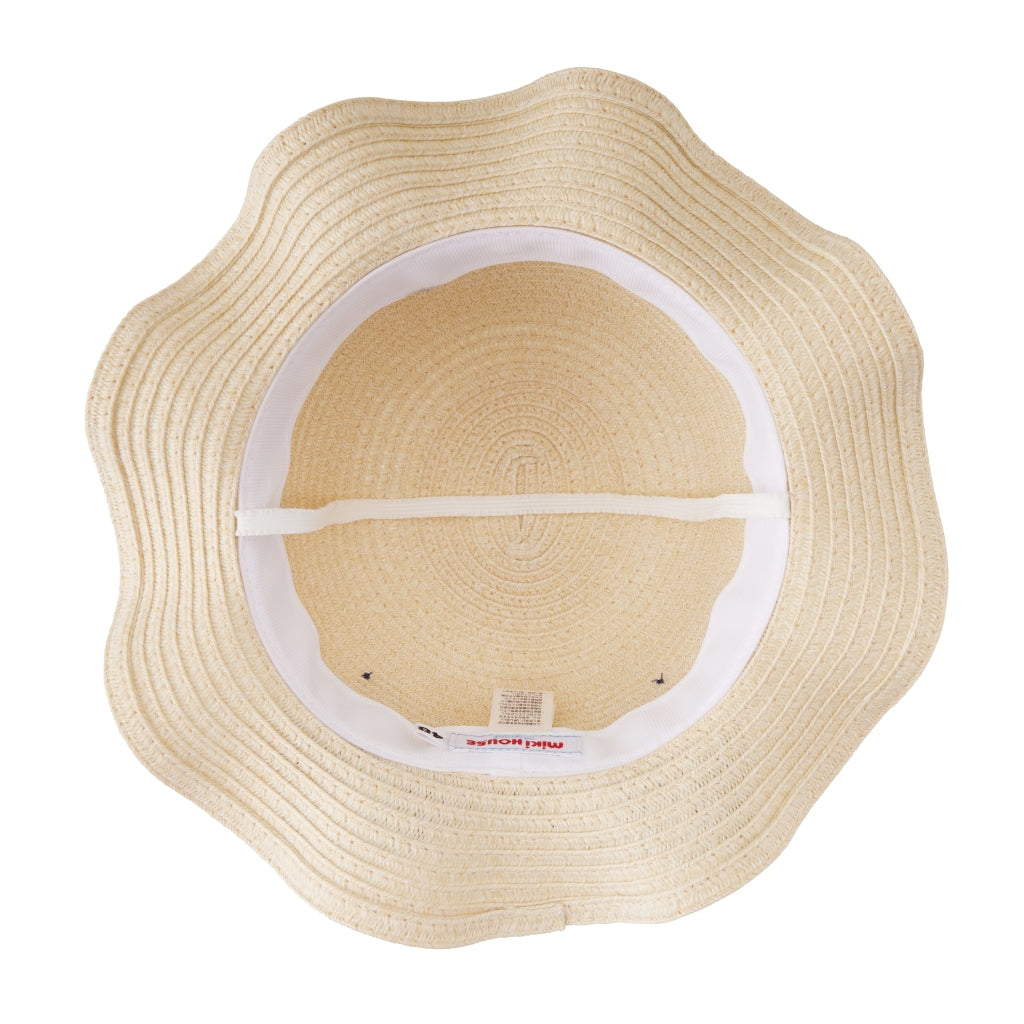 Elegant Straw-Style Ribbon Hat