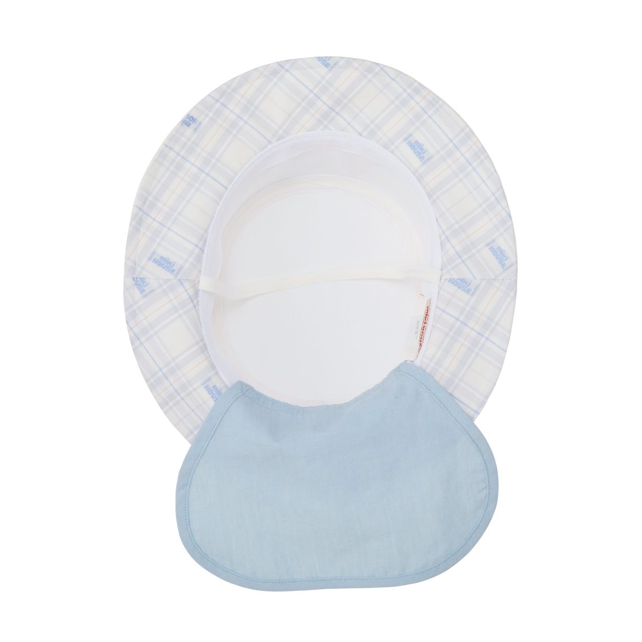 MIKI HOUSE Bear Straw-Style Summer Hat
