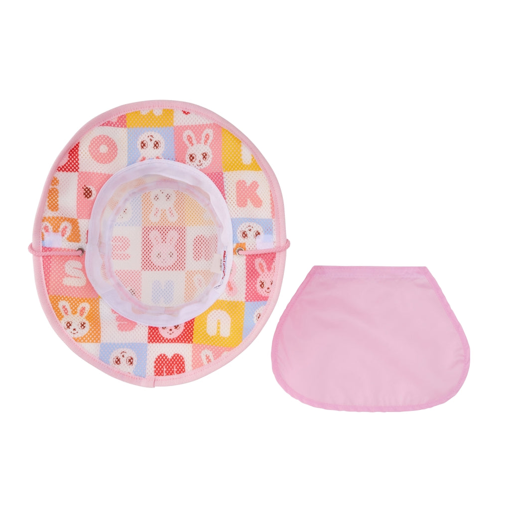 Puzzle Block Usako Mesh Hat (With Sun Cover)