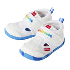 Double Raschel Mesh First Walker Shoes - Neon Marble