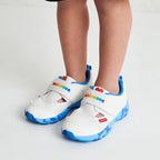 Double Raschel Mesh Sneakers for Kids - Neon Marble
