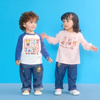 Usako Retro Game Frill-Hem Denim Trousers