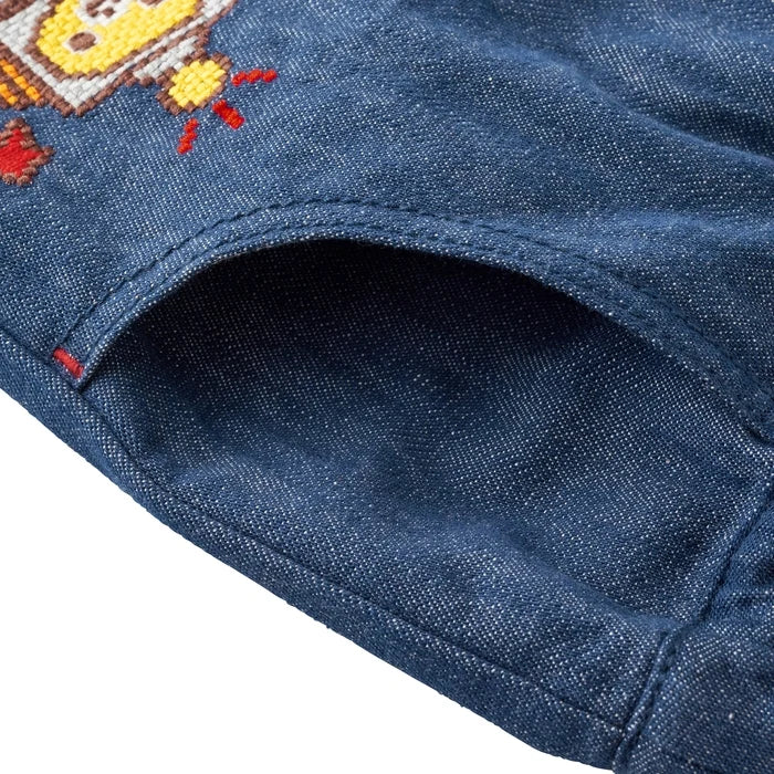 Robot Pucchi Retro Game Denim Trousers
