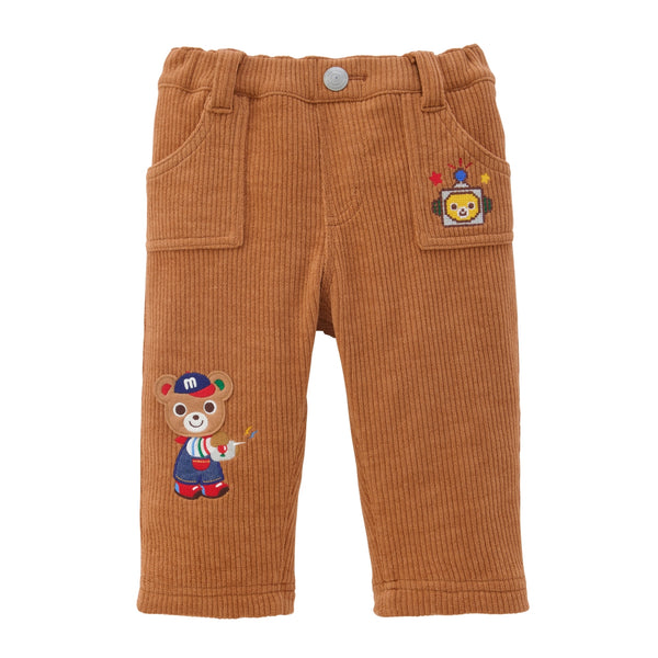 Retro Game Pucchi Knit Corduroy Trousers