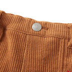 Retro Game Pucchi Knit Corduroy Trousers