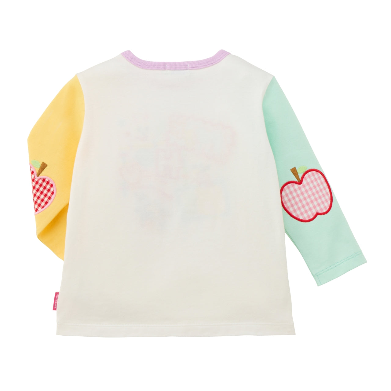 Usako Appliqué Colour-Block Long-Sleeved T-Shirt