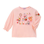 Retro Game Frill-Cuff Long-Sleeved T-Shirt