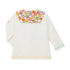 Classic MIKI HOUSE Bear Sailor Collar Blouse