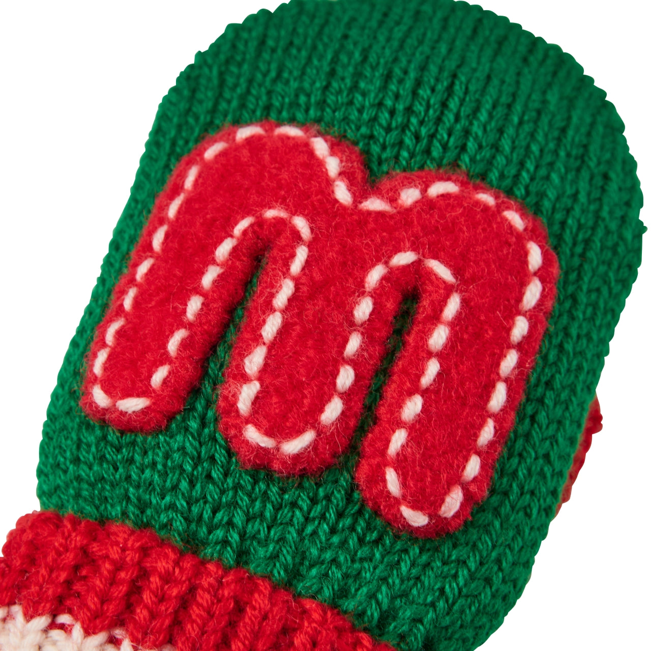 MIKI HOUSE Patch Mittens