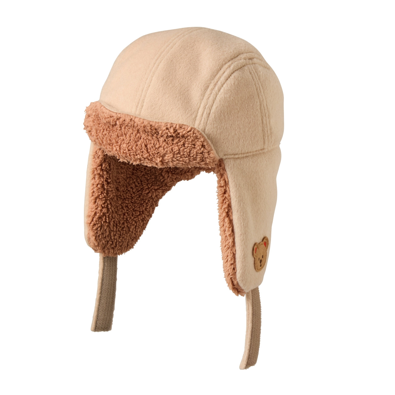 Bear Motif 2-Way Aviator Hat